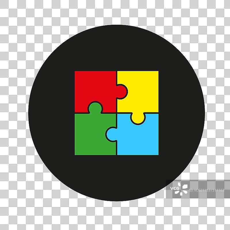 抽象色彩拼图拼图图片素材