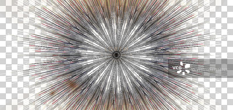 优雅的抽象金色发光线条与光影效果图片素材