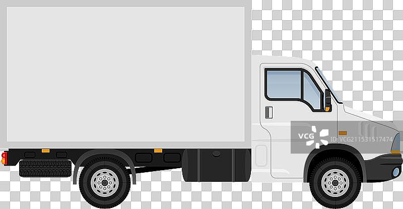 小型货车用于货物运输图片素材