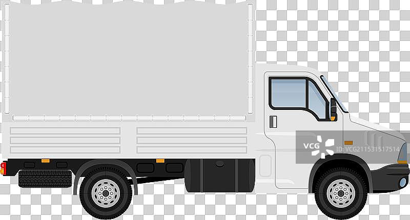 小型货车用于货物运输图片素材