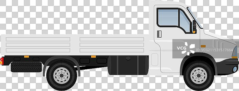 小型货车用于货物运输图片素材