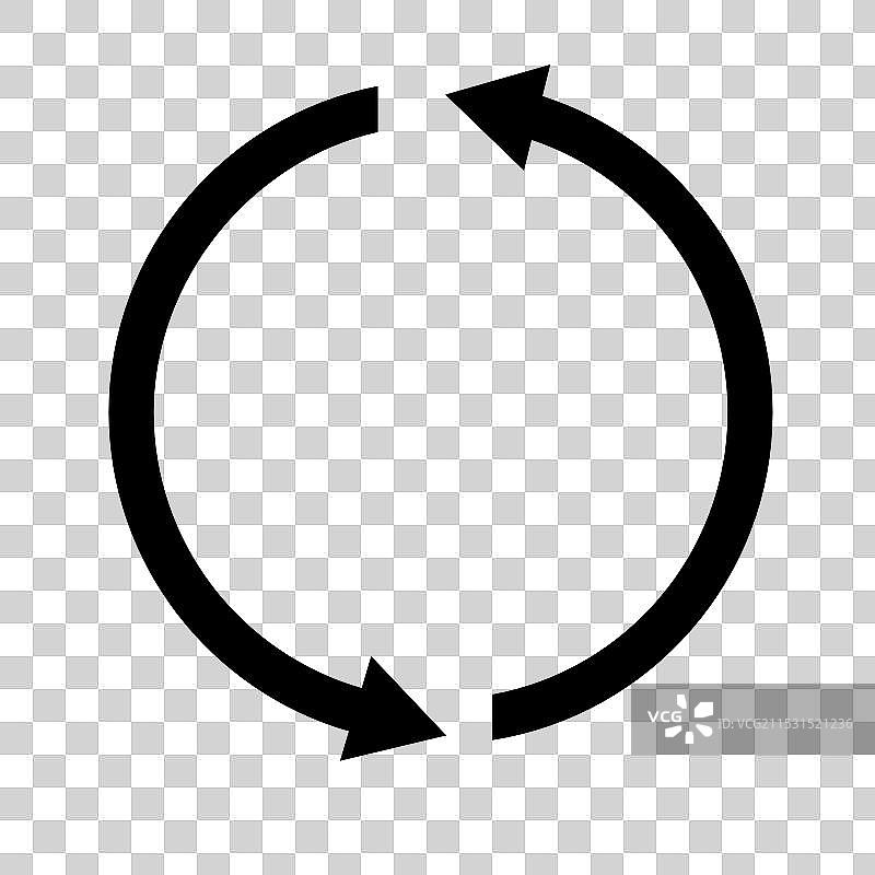 黑色圆形箭头库存图片图片素材