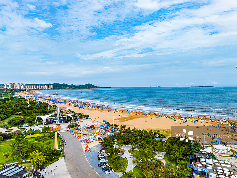 海边游泳图片素材