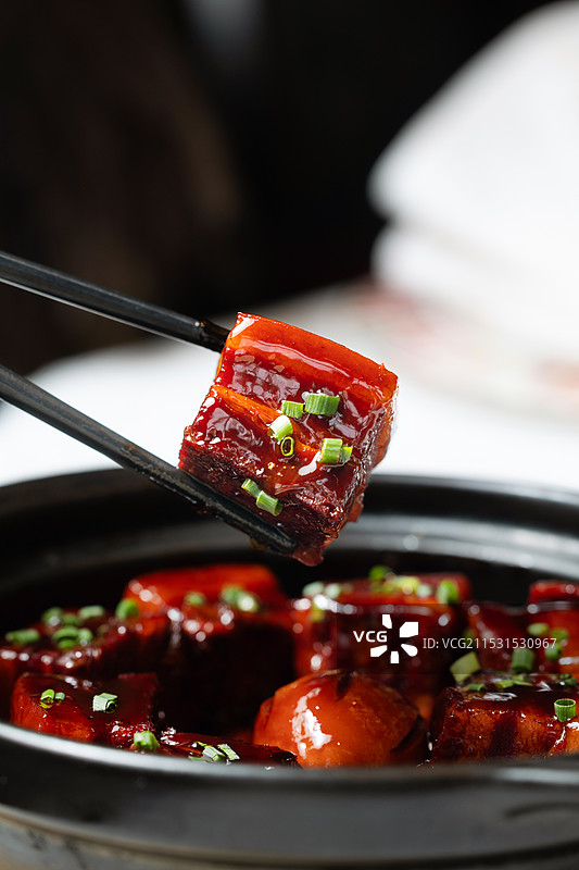 红烧肉猪肉浓油赤酱吃肉脂肪大肉肥肉图片素材