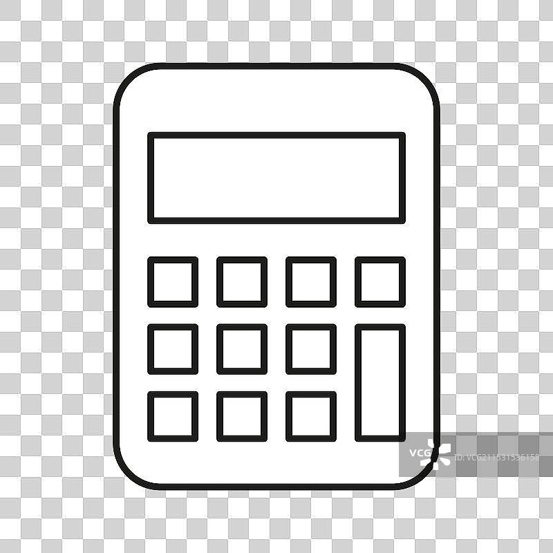 计算器图标 财务和数学工具 EPS图片素材