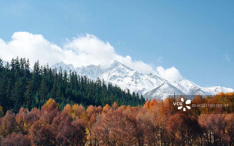 青海海北祁连县图片素材