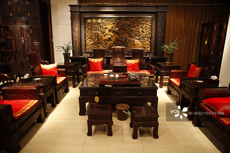 福建省莆田市仙游县中国古典工艺博览城红木家具图片素材