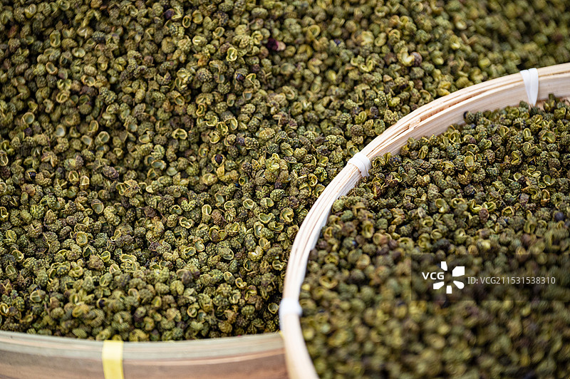 优质晒干青花椒图片素材