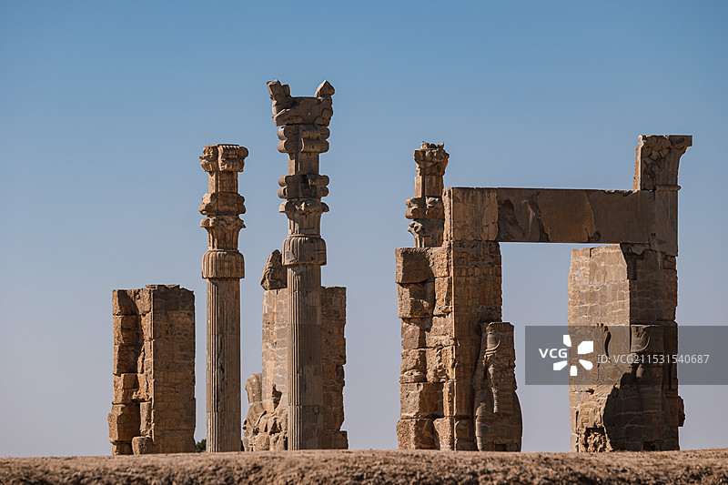 伊朗波斯波利斯遗址公园图片素材