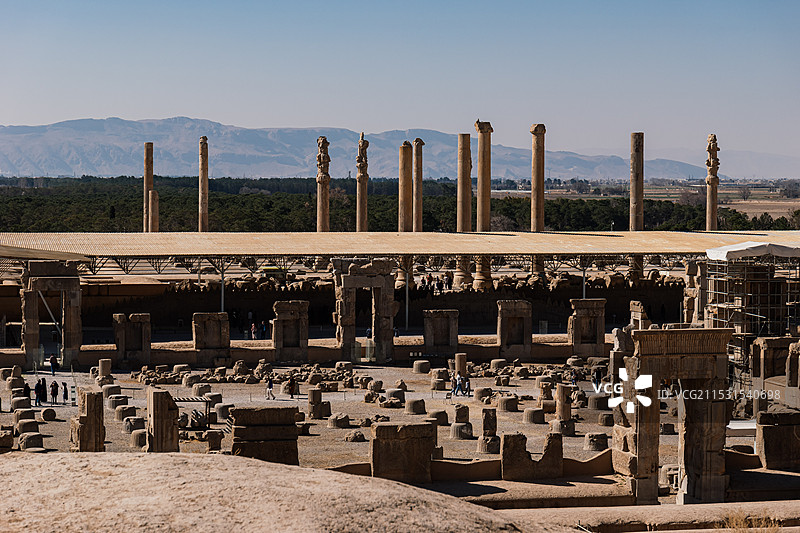 伊朗波斯波利斯遗址公园图片素材