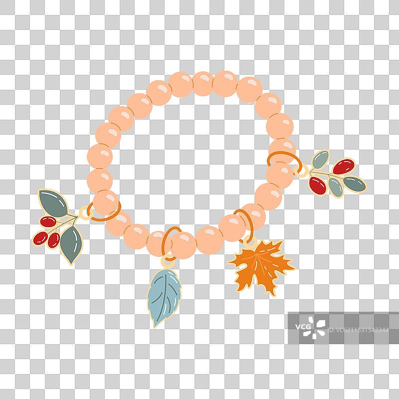 秋季儿童首饰的形状为图片素材