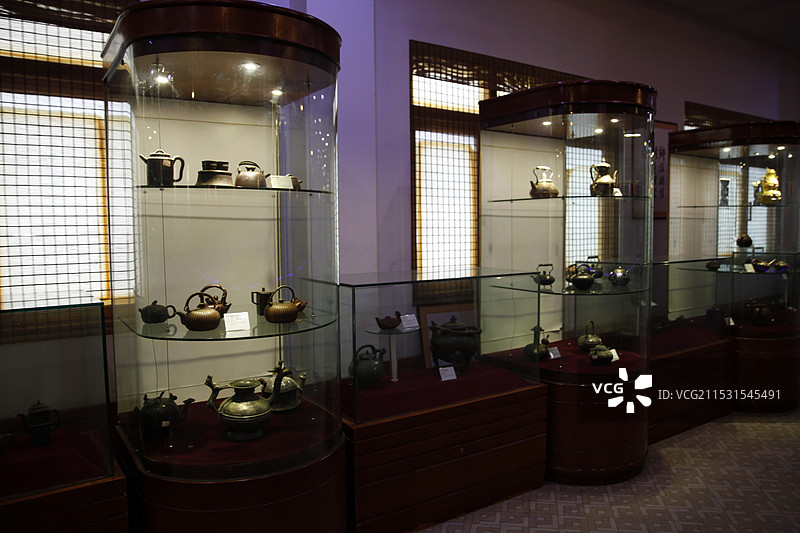 福建省泉州市安溪中国茶都茶壶图片素材