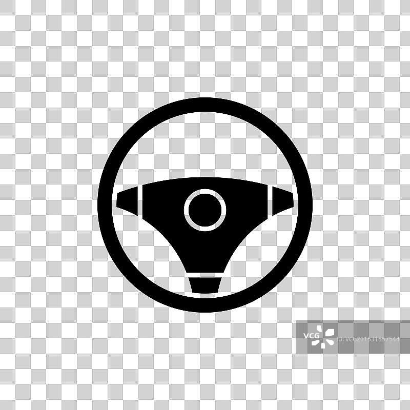 方向盘图标集（卡车或汽车）图片素材