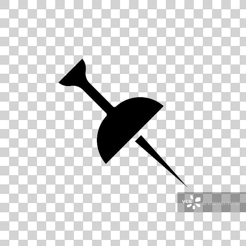 图钉图标集公告板推针符号图片素材