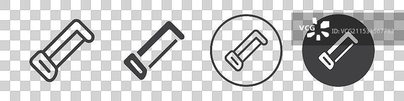 锯子图标标志轮廓图片素材