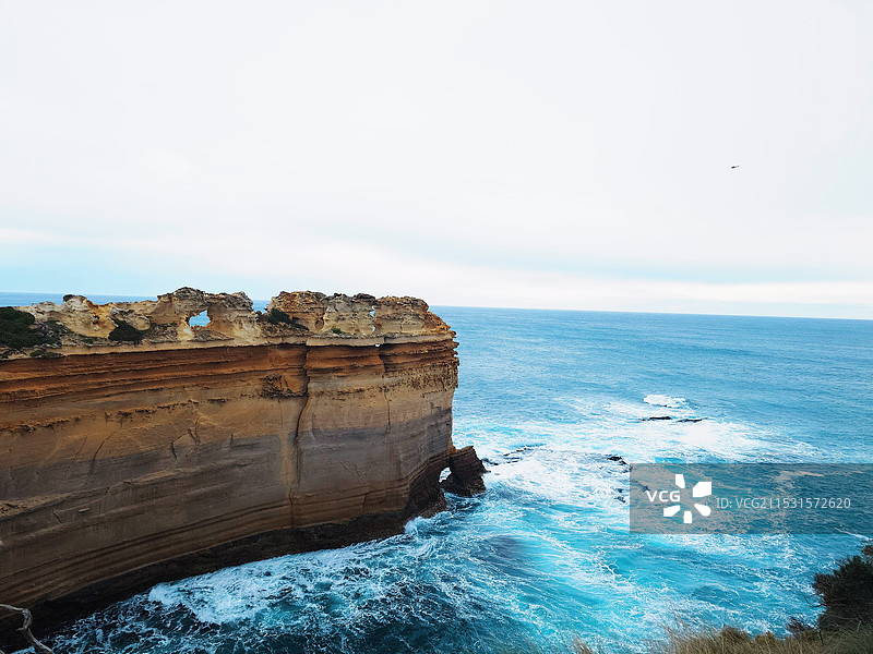 澳大利亚墨尔本的大洋路十二门徒图片素材