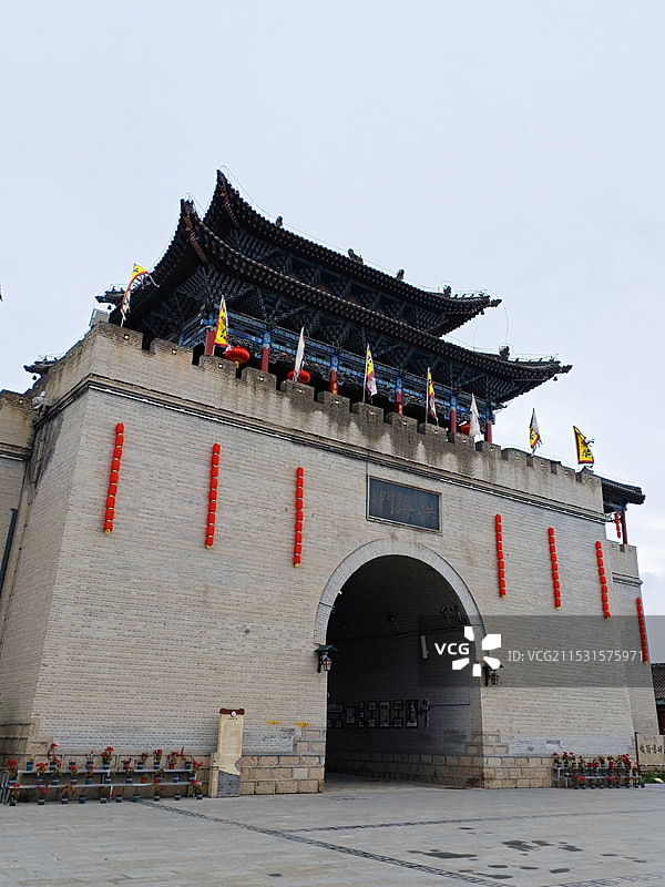 西宁湟源丹噶尔古城景区图片素材