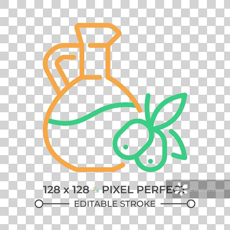 油两色线条图标图片素材