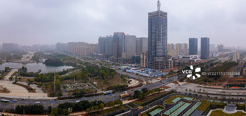 抚州 钟岭大道 名人雕塑园 赣东大道 财富广场 文化公园图片素材