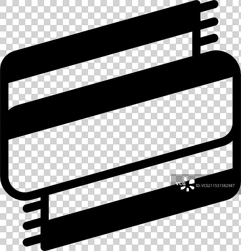 圣诞围巾冬季假日符号元素图片素材