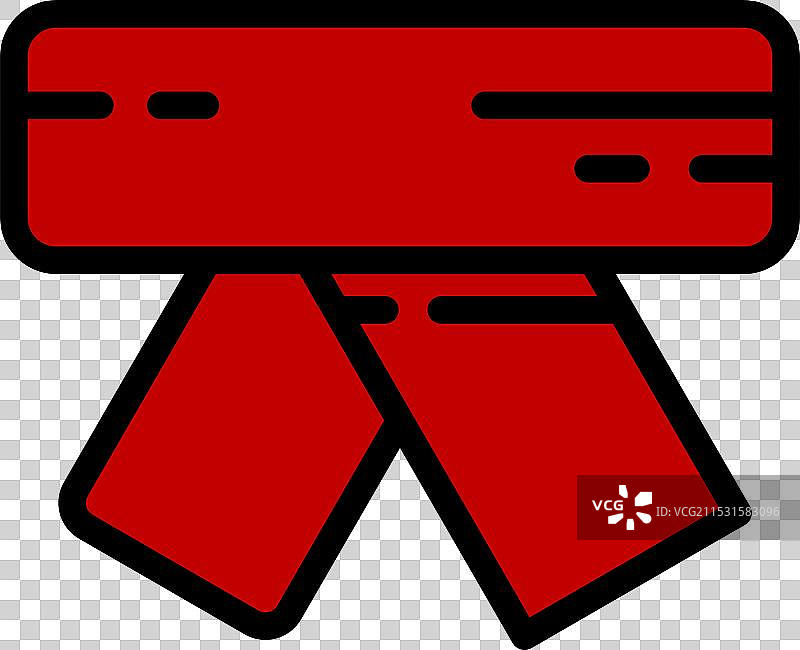 圣诞围巾冬季假日符号元素图片素材