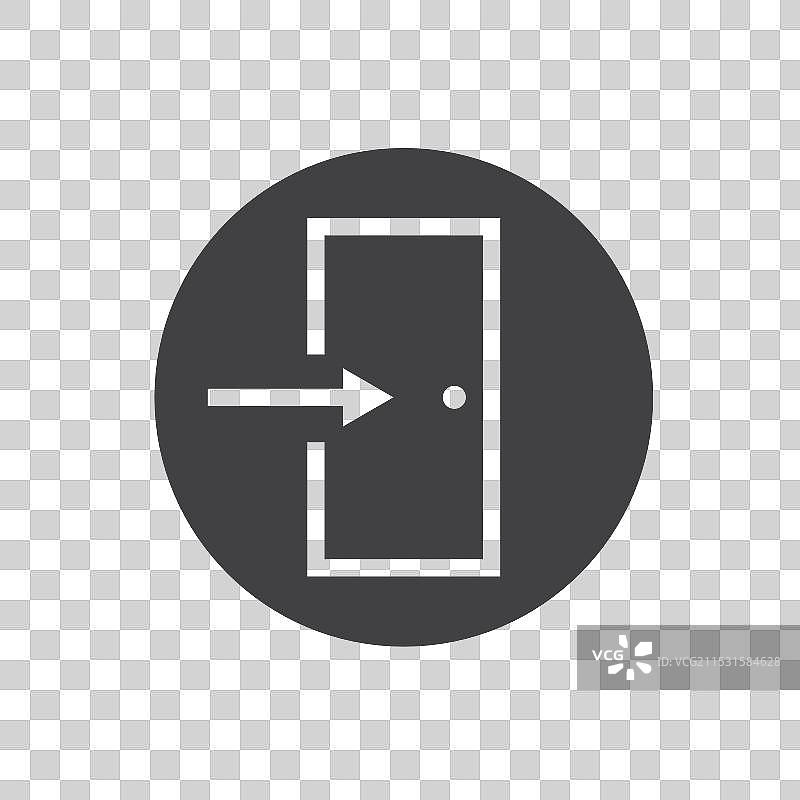 入口标志图标元素设计图片素材