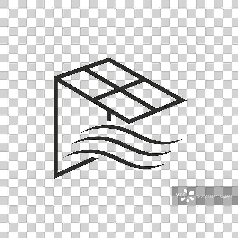 空气通风图标元素设计模板图片素材