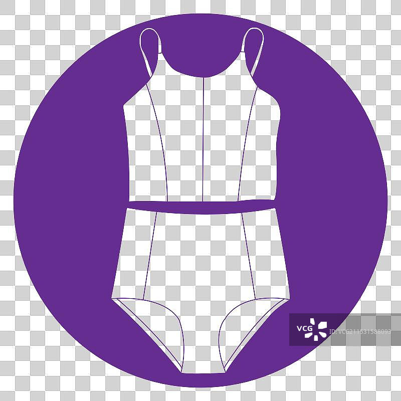 女性泳装图标设计图片素材