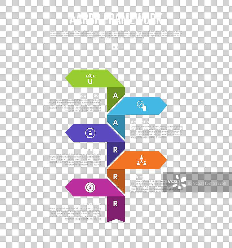 海盗指标框架信息图图片素材