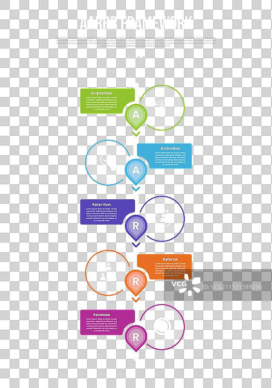 海盗指标框架信息图图片素材