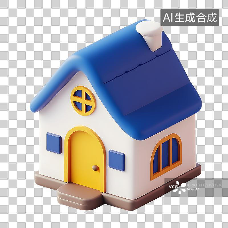 【AI数字艺术】房子，财产，卡通，家庭，房地产图片素材