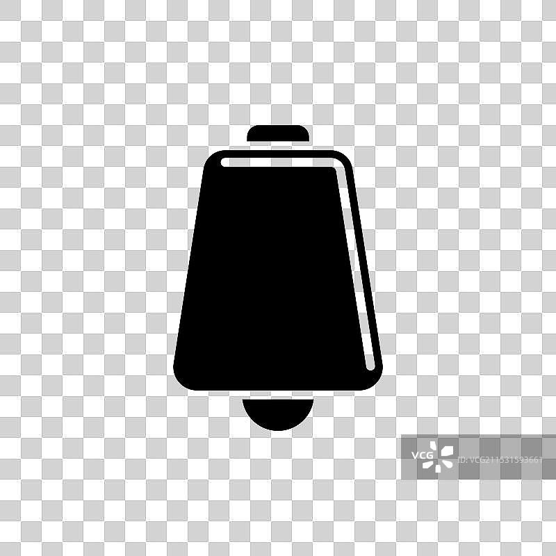 牛铃图标，背景为白色图片素材