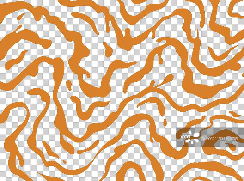 波浪状的焦糖或花生酱图案图片素材