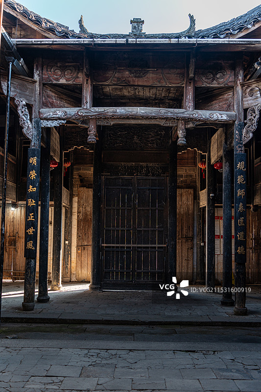 武夷山下梅古民居图片素材