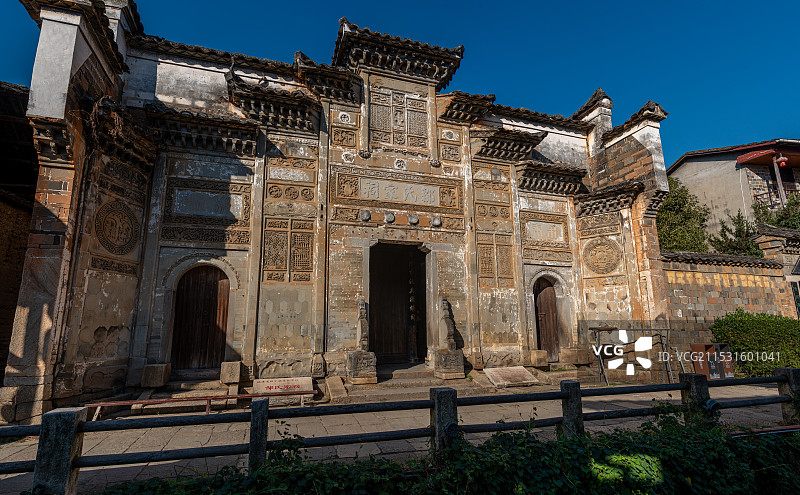 武夷山下梅古民居图片素材