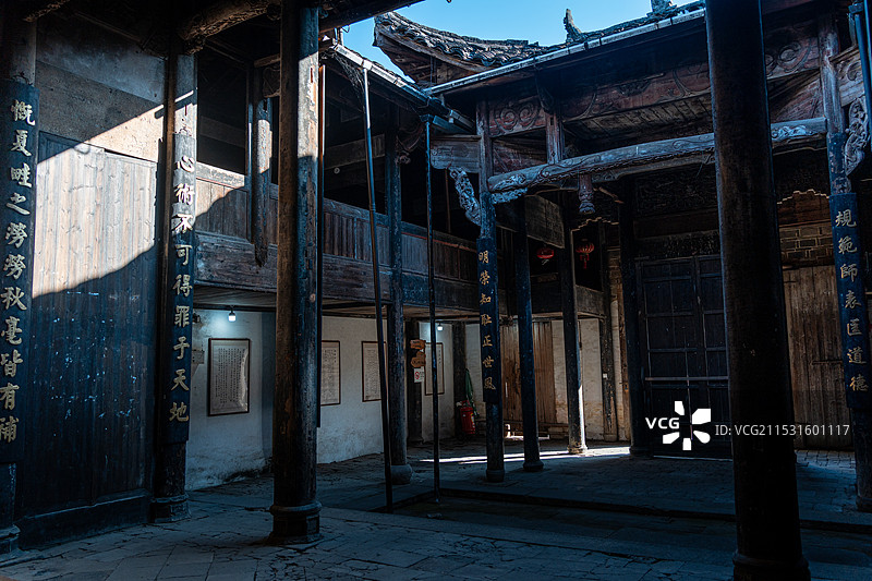 武夷山下梅古民居图片素材