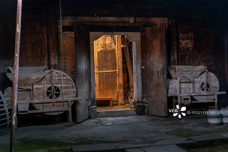 武夷山下梅古民居图片素材