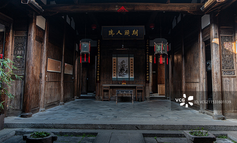 武夷山下梅古民居图片素材