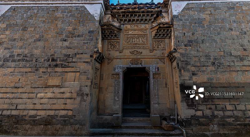 武夷山下梅古民居图片素材