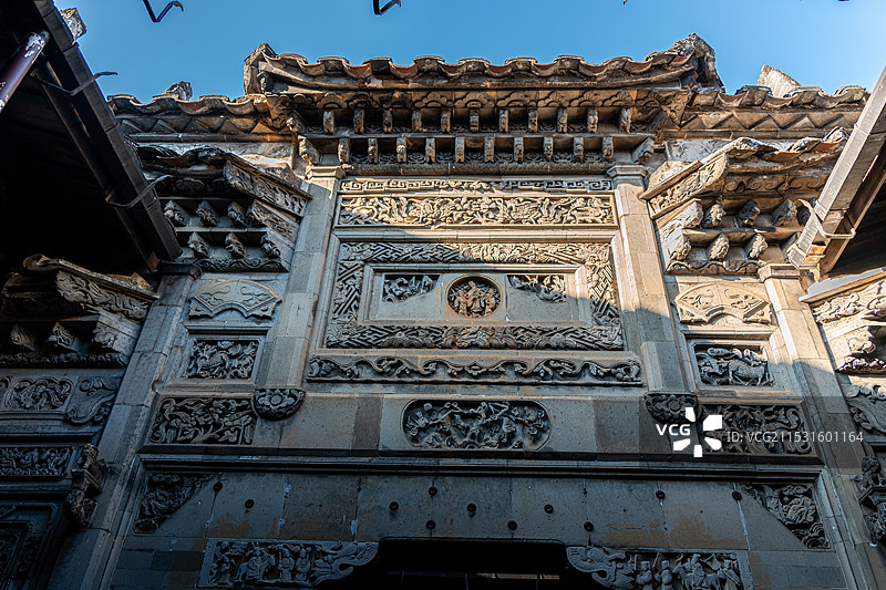 武夷山下梅古民居图片素材