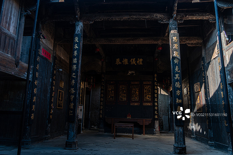 武夷山下梅古民居图片素材