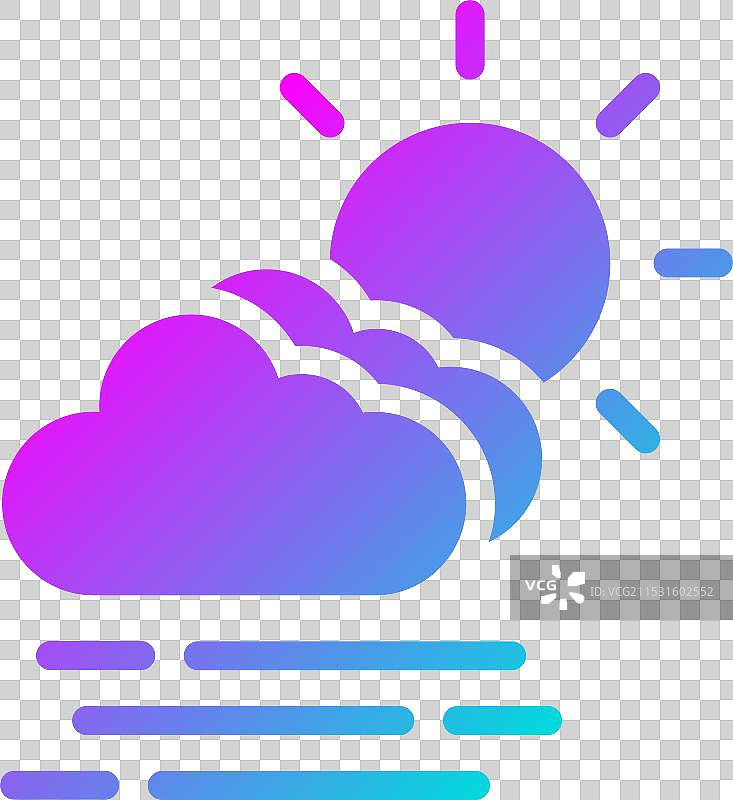雾霾图标设计图片素材