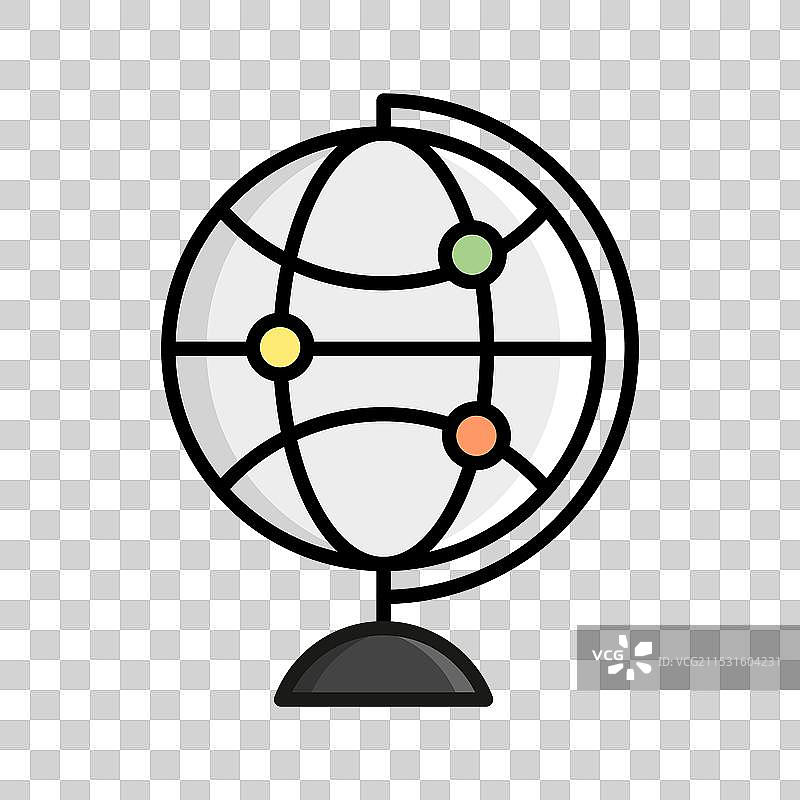 网络图标，背景为白色图片素材