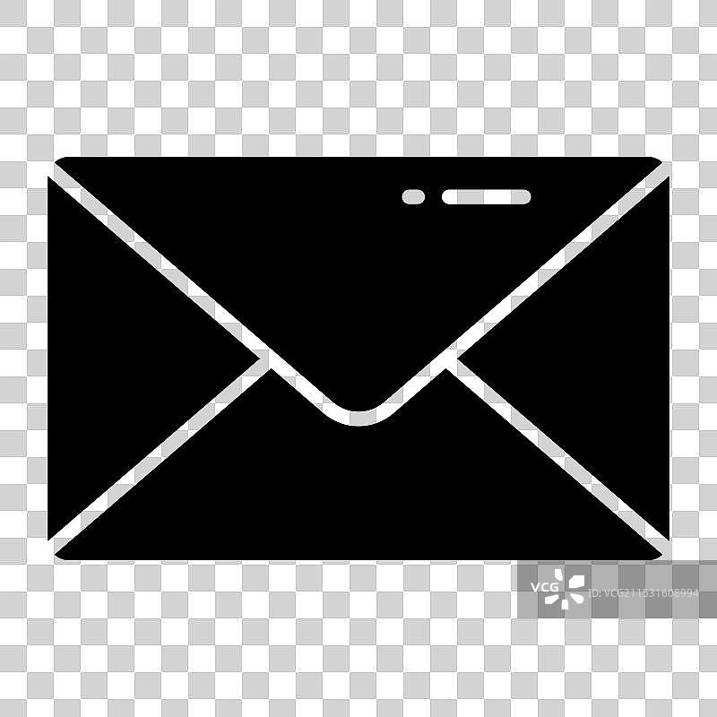 时尚风格的邮件图标，易于使用图片素材