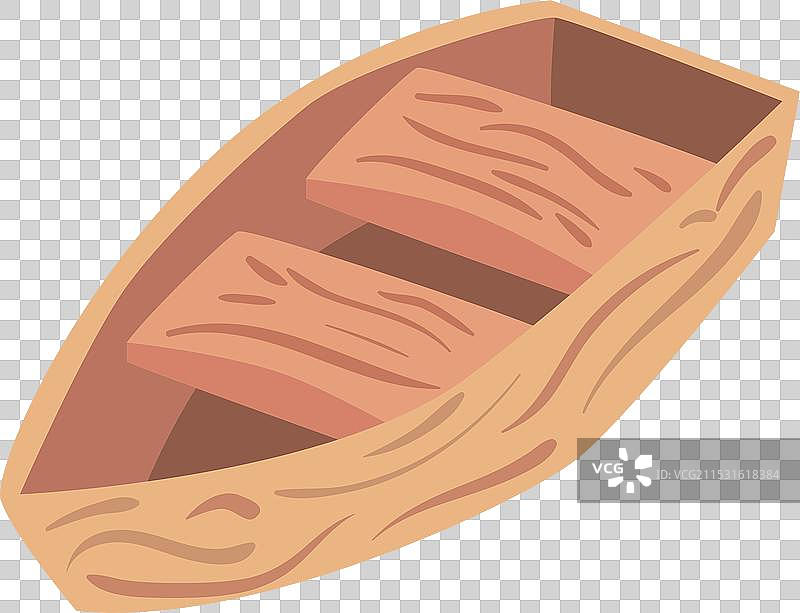 木制渔船图标图片素材