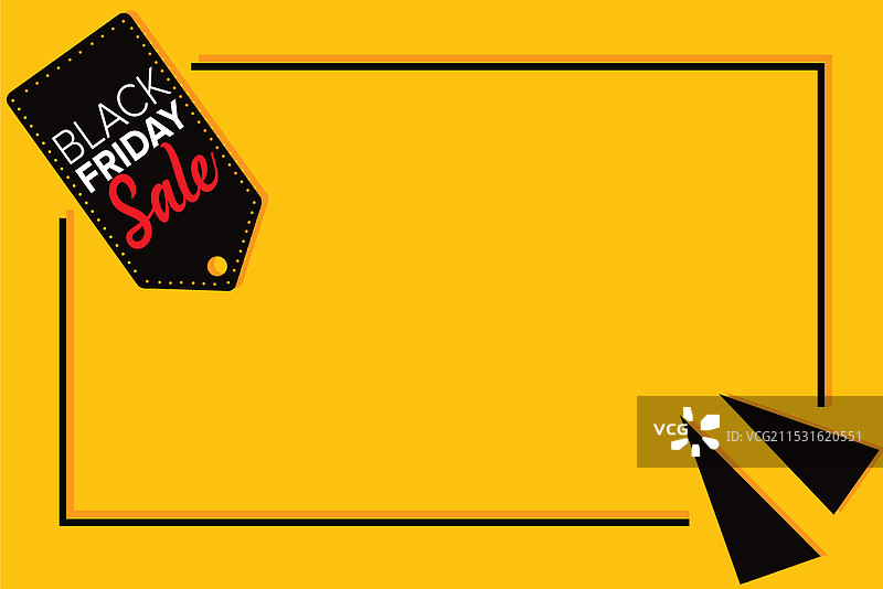 黑色星期五黄色背景图片素材