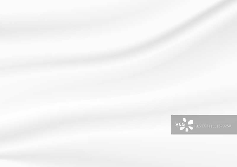 波纹状的白色布料背景图片素材