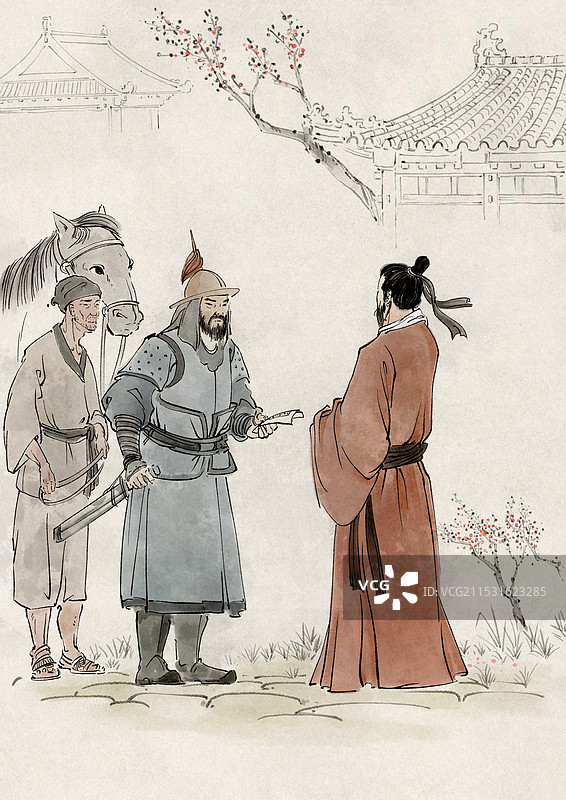 古代战争捷报图片素材