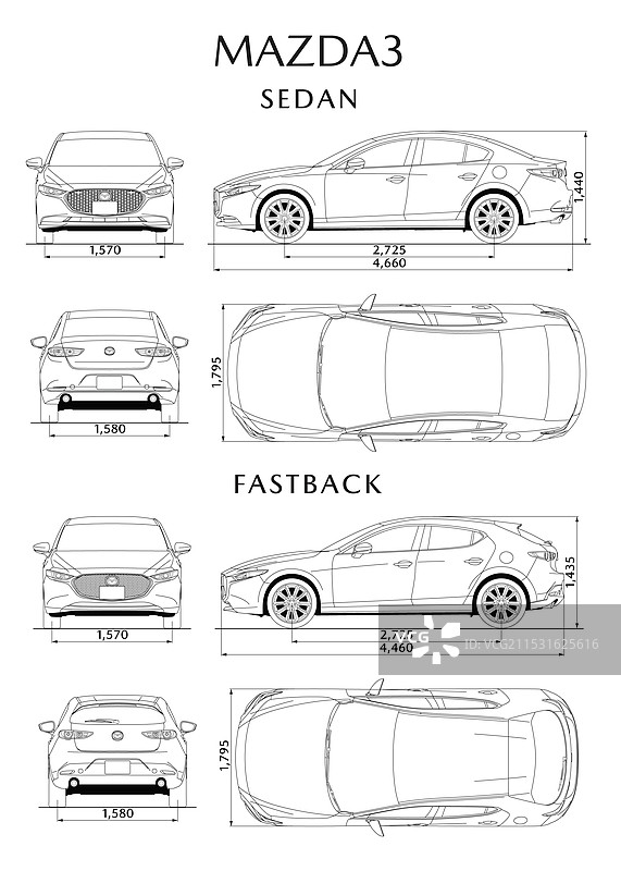 2021年马自达3图片素材