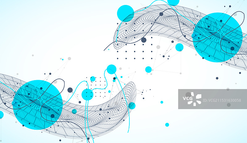 科学与技术演示模板图片素材
